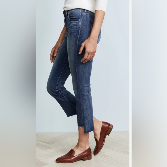 MOTHER Denim The Insider Crop Step Fray- Not Rough Enough Size 26 - Picture 4 of 11